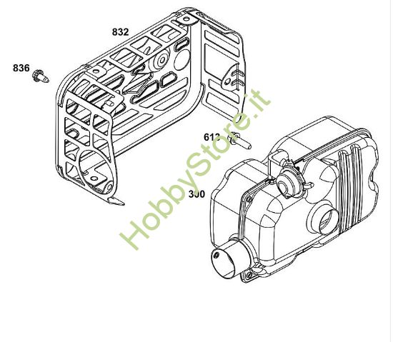 I - GRUPPO VOLANO, ACCENSIONE E MOTORINO DI AVVIAMENTO B&S - 12 €¦ 123P02-0067-H1 brand Stihl